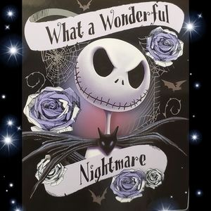 Jack Skellington What A Wonderful Nightmare Fleece Blanket